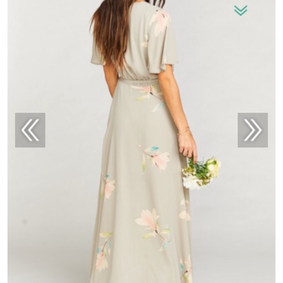 Show Me Your MuMu high-low wrap dress - Picture 2 of 4